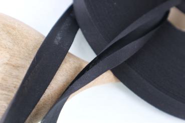 1m Schrägband 40/20mm schwarz, auch für Mundschutz